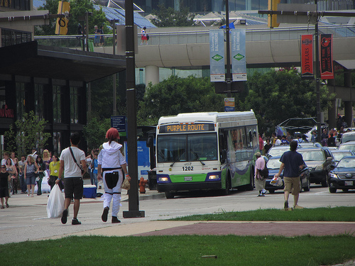 How far would you walk for frequent bus service?