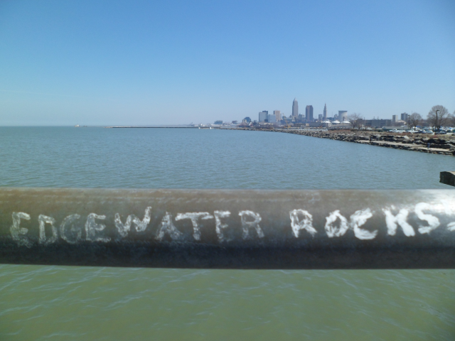 My favorite view of the city with my favorite graffiti!