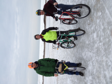 Ice biking 