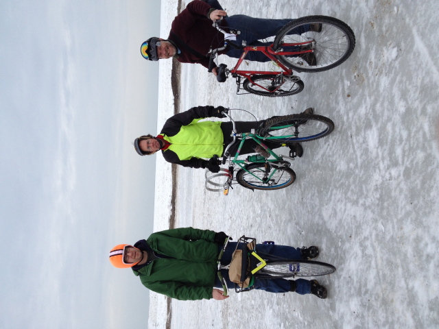 Ice biking 