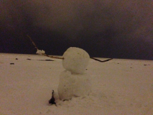 I found the most metal snowman in Cleveland the other night