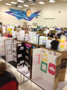 KMS hosted a Science Fair as a culminating activity to an inquiry-based project where students designed science experiments.
