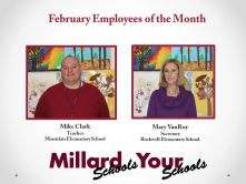 Employees of the Month are selected by their peers. It's an amazing honor in our Millard team of 3,000 staff members!