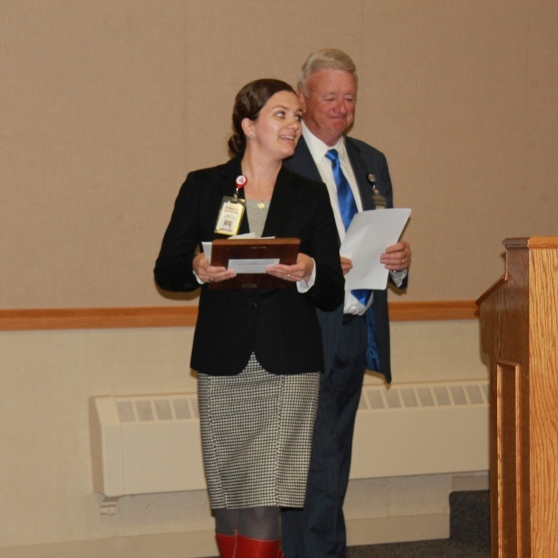 Congratulations to October Employee of the Month, MSHS Lead English Language Learner Teacher Shannon Cooley-Lovett!  