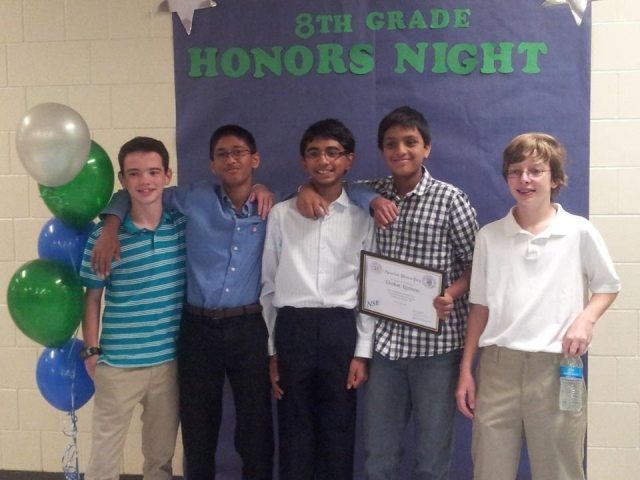 8th grade honors night!