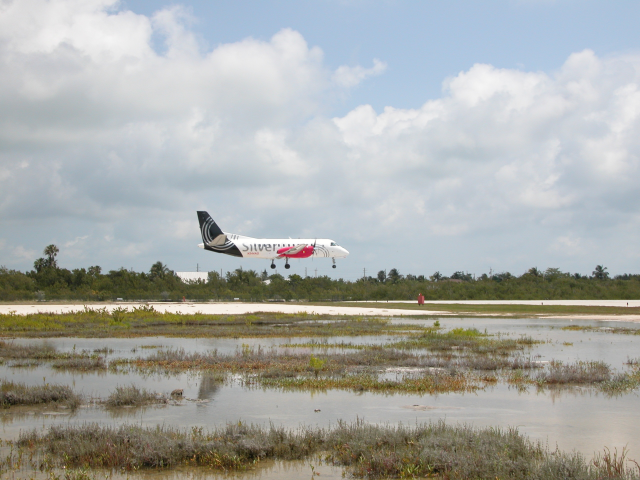 Key West Airport Salt Water Next to runway