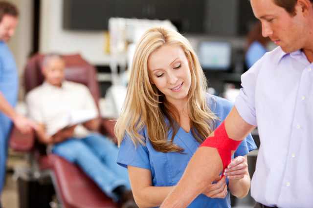 The yearly blood drive
