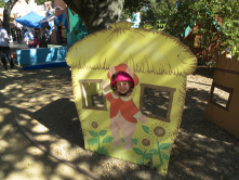 My goddaughter, having the time of her life, at Fairyland.