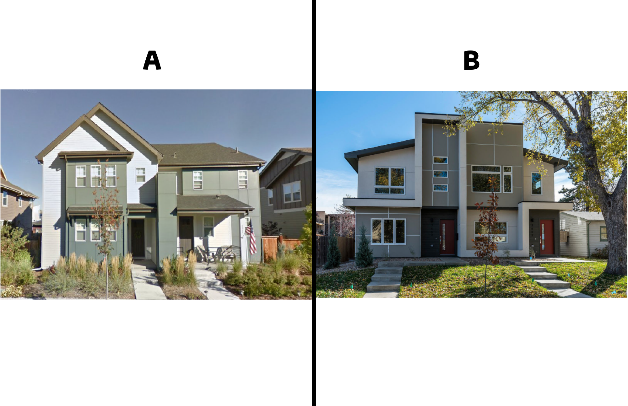 1) Housing Design, Look, & Style