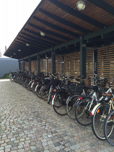Bike houses (covered parking for commuters)