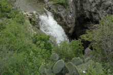 This is a photo of the EAA's Seco recharge structure.  During large rain events excess water recharges the aquifer.