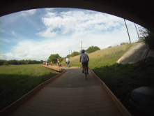 It's a wonderful thing to feel safe biking, hear birds chirping, see bugs hatching, and enjoy the outdoors.