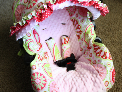 Car Seat Slip Covers from Discarded Textiles