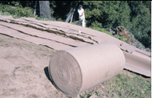 geotextiles made from recycled fabric