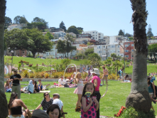 Sunny days in Dolores Park and the feeling of instant community