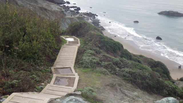 The Batteries to Bluffs Trail in the Presidio
