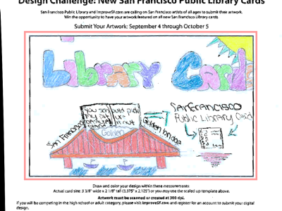 Library card picture