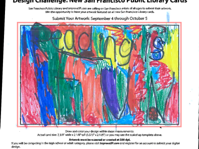 the colorful drawing