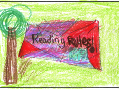 Kids have fun reading.