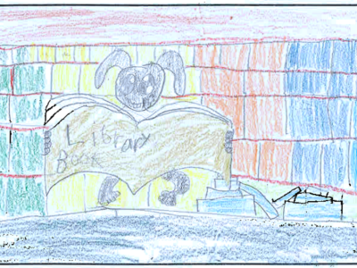 library bunny