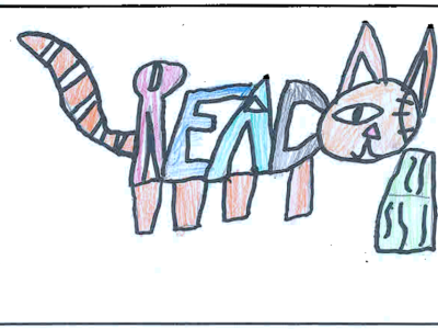 patch the reading cat