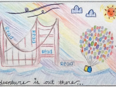 "Read because it's on adventure!"