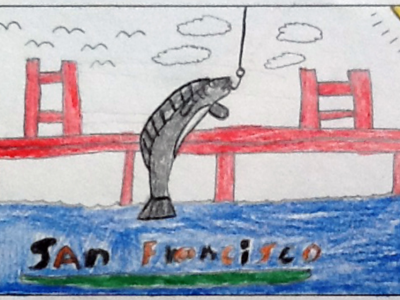 San Francisco on a sunny day.