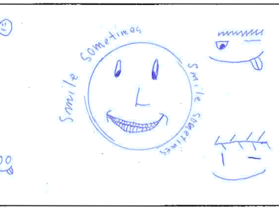 smile sometimes