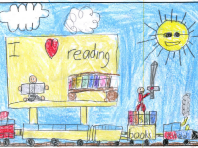 The train that carrys books