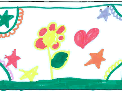 flowers and stars