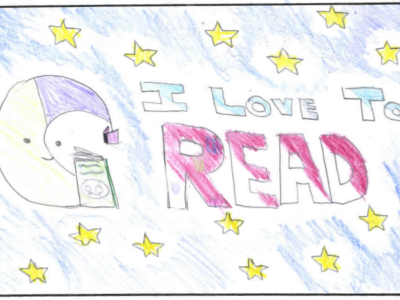 i love to read moon