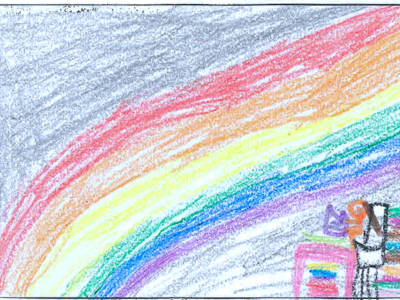 Reading makes a rainbow in your mind
