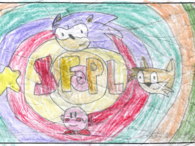 Video Game Color Rainbow Swirl