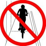 Cyclists Not Allowed On Sidewalk