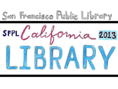 Library License Plate