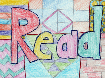 The Colorful "Read" Sign