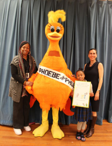 Bayview 3rd grader helps launch campaign to increase composting