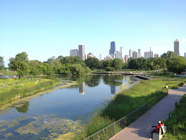 I love the combination of the trails, wetlands and water!