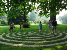 Whimsical play area.