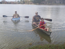 Boating with three generations at Baton Rouge Beach.  Later grilling and enjoying the family.