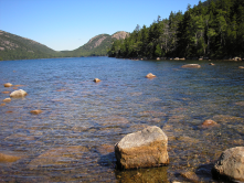 Long Pond, Acadia National Park, Maine. Note how completely natural it is despite VERY heavy use.