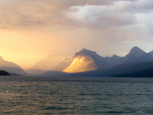 Evening Storm coming down Lake McDonald. 